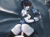Widow gets a good fuck in anal and pussy (sex overwatch)